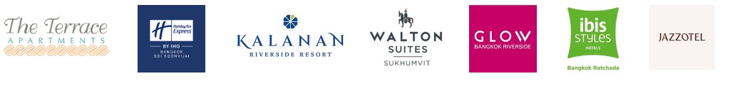 The Terrace, Holiday Inn Express, Kalanan, Walton Suites, Glow, ibis Styles, Jazzotel